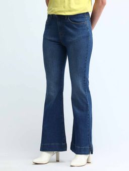 U.S. POLO ASSN. - Blue High Rise Flared Fit Jeans