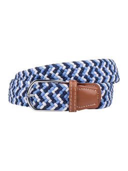 The Tie Hub - Solid Multi Color Shades Woven Braided Belt