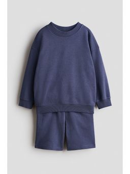 H&M - Boys Blue 2-Piece Sweatshirt Set