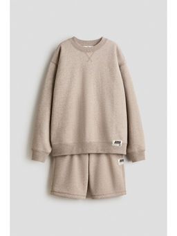 H&M - Boys Beige 2-Piece Sweatshirt Set