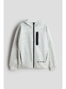 H&M - Boys Grey Zip-Through Hoodie