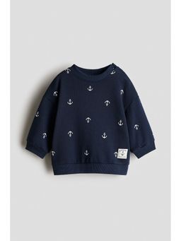 H&M - Boys Red Printed Sweatshirt