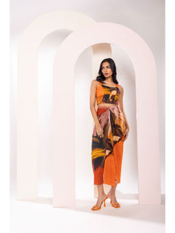 Poppi - Sienna Printed Multi-Color Co-Ord (Set of 2)