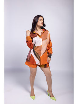 Poppi - Sienna Printed Multi-Color Shirt