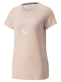 Puma - Performance Femme Graphic Womens Pink T-Shirt