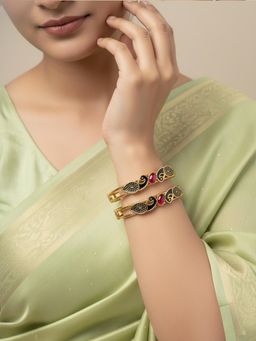 NVR - Gold Plated Handcrafted Bangles