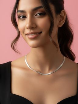 NVR - Women German Silver Oxidised Chain