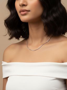 NVR - Women German Silver Oxidised Chain