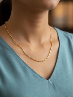 NVR - Women Gold Plated Minimal Chain