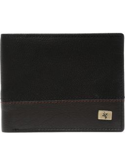 Cantabil - Men Colour blocked Leather Two Fold Wallet