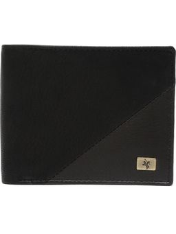 Cantabil - Men Colour blocked Leather Two Fold Wallet