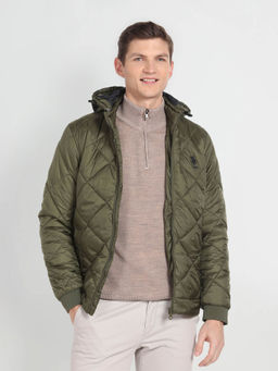 U.S. Polo Assn. Denim Co. - Hooded Neck Solid Puffer Jacket