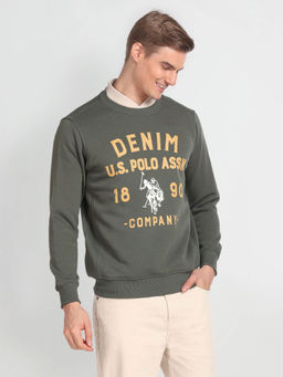 U.S. Polo Assn. Denim Co. - Crew Neck Brand Print Sweatshirt
