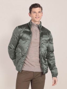 U.S. POLO ASSN. - High Neck Solid Puffer Jacket