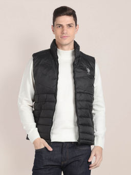 U.S. POLO ASSN. - Concealed Hood Sleeveless Jacket