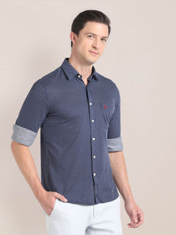 U.S. POLO ASSN. - Geometric Print Casual Shirt