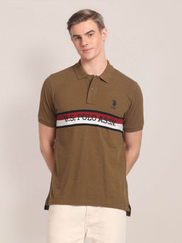 U.S. POLO ASSN. - Brand Embroidered Cotton Polo T-Shirt