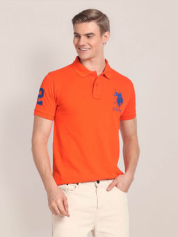 U.S. POLO ASSN. - Solid Cotton Polo T-Shirt