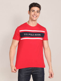 U.S. POLO ASSN. - Brand Embroidered Cotton T-Shirt