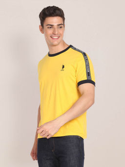 U.S. POLO ASSN. - Contrast Tape Cotton T-Shirt