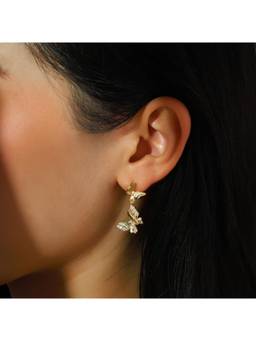 Salty - Mariposa Luxe Gold Tone Drop Earrings