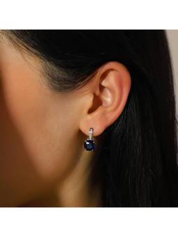Salty - Deep Sea Blue Spark Drop Earrings