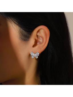 Salty - Twinkle Knot Bow Stud Earrings