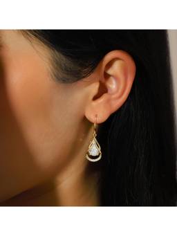 Salty - Gilded Tear Glow Drop Earrings