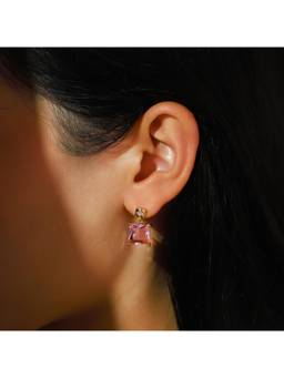 Salty - Pink Prisma Vera Drop Earrings