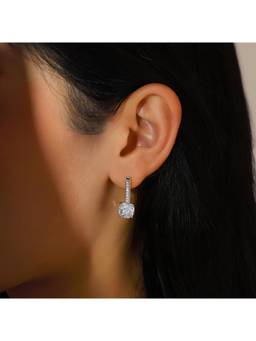Salty - Radiant Arc Crystal Drop Earrings