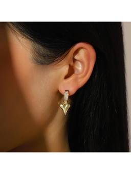 Salty - Lovelle Halo Heart Drop Earrings