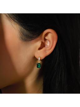 Salty - Green Luma Prism Drop Earrings