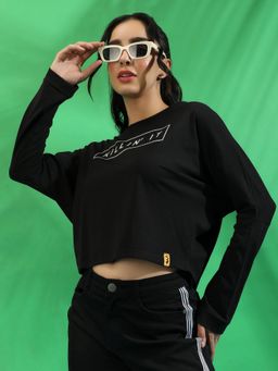 PINACOLADA - Womens Black Killin It Top