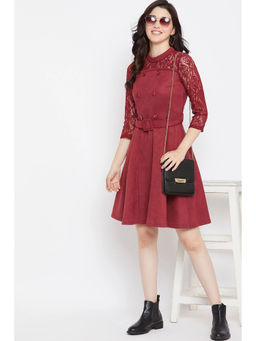 Madame - Maroon Dress