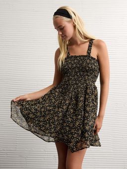 American Eagle - Women Black Shoulder Straps Dress