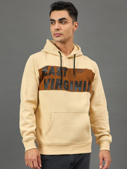Club York - Beige Colorblocked Hoodie