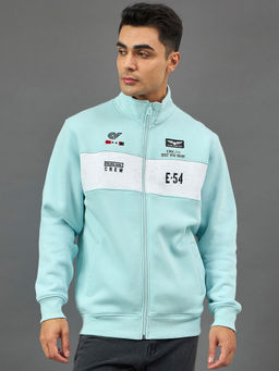 Club York - Sky Blue Colorblocked Sweatshirt