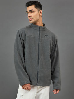 Club York - Grey Solid Sweatshirt
