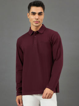 Club York - Wine Solid Sweatshirt