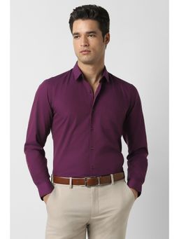 Peter England - Men Pink Slim Fit Full Sleeves Formal Shirt