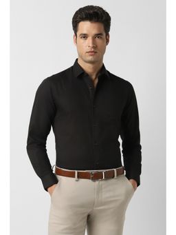 Peter England - Men Black Slim Fit Full Sleeves Formal Shirt