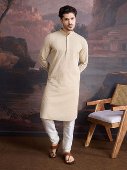 Sanwara - Men Cotton Chikankari Stylish Kurta and Pyjama (Set of 2)