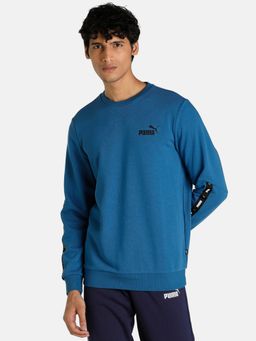 Puma - Ess Tape Crew Tr Men Blue Sweatshirt