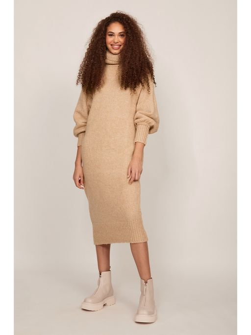 open lace back dress Oversized Turtleneck Sweater Dress with Tulle Ruffle Hem | Womens Long  Sleeve Knit Mini Jumper Dress for Fall Winter