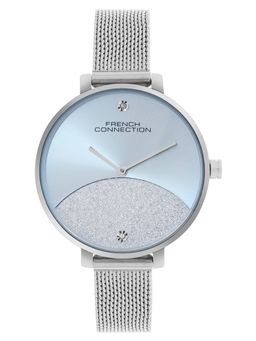 French Connection - Black Dial Analog Watch for Women-FCN089SM (M)