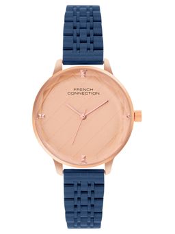 French Connection - Black Dial Analog Watch for Women-FCN0100UM (M)