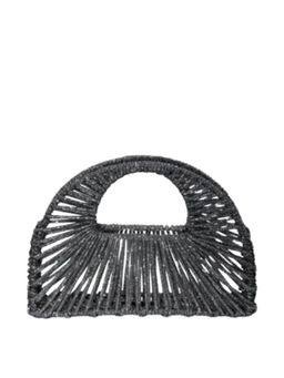 FOREVER NOOR - Daphne Jewel Hand Bag - Black