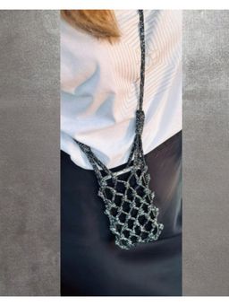 FOREVER NOOR - Phone Bag - Silver Dark Grey
