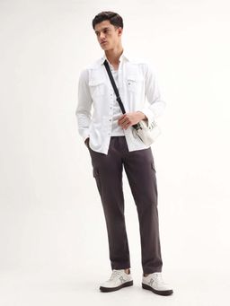 Rare Rabbit - Purple Regular Plain Trouser