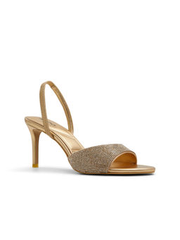 Aldo - Women Gold Sandal Heels